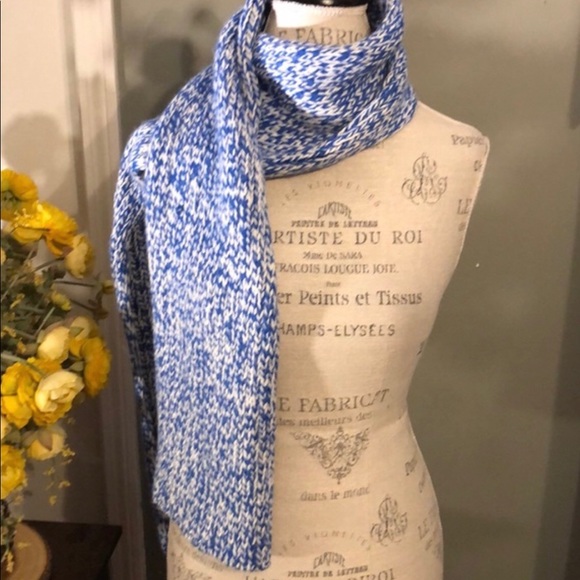 Aeropostale Accessories - Aéropostale Blue and White Knit Scarf NWT